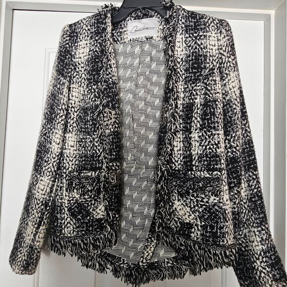 Cabi Best in Show Jacket | Black & White | Size 4 - Picture 2 of 4